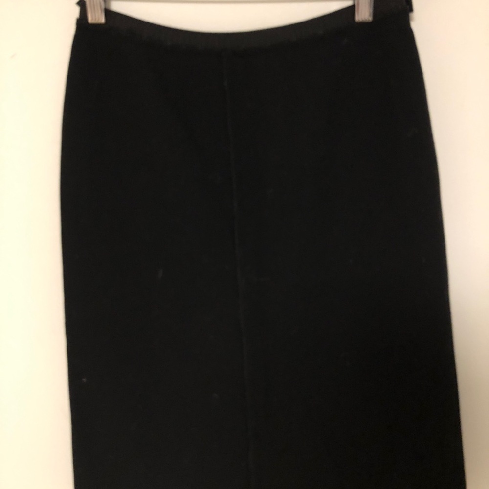 Pencil wool raw edge Prada skirt EUC IT40 small